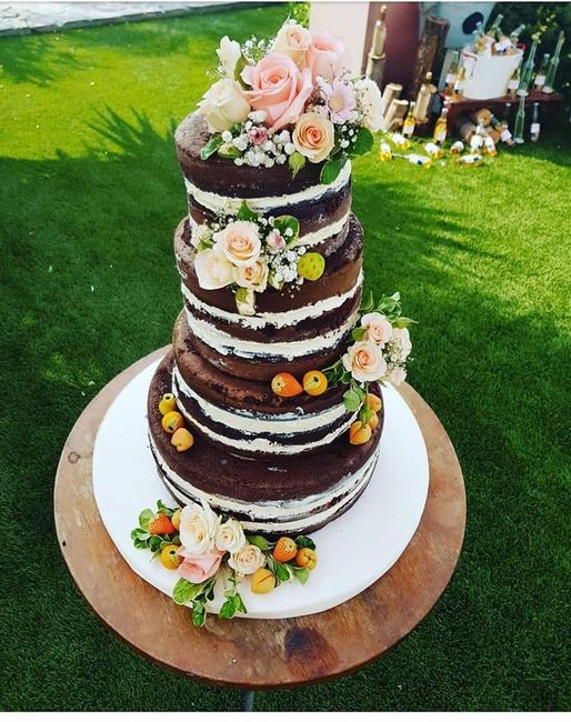 Naked cake: Una torta para una boda en verano - 3