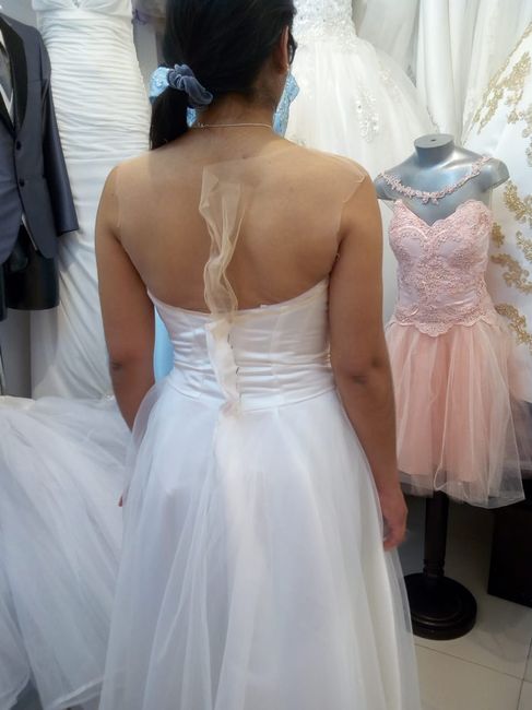 Foto de mi vestido de novia( tercera prueba del vestido de novia)