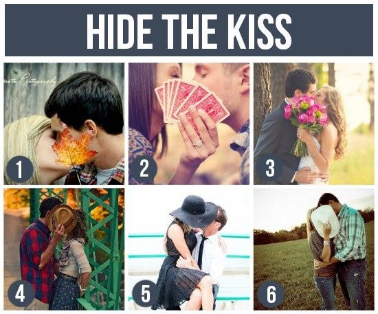 Ocultando el beso