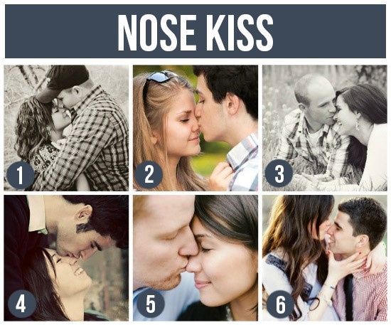 beso en la nariz