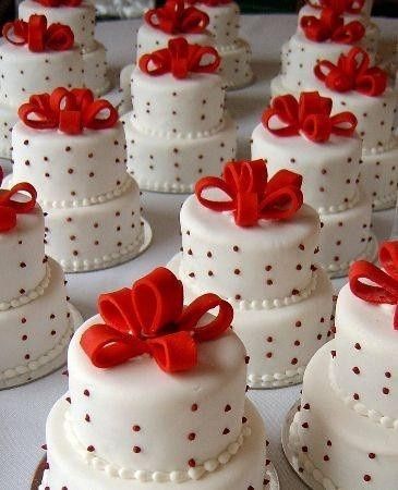 5. Mini pasteles de boda
