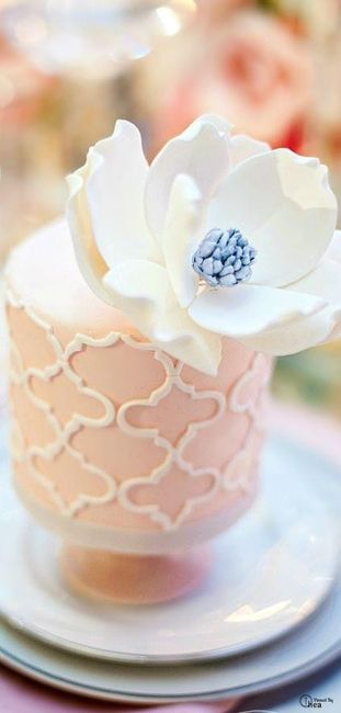 7. Mini pasteles de boda