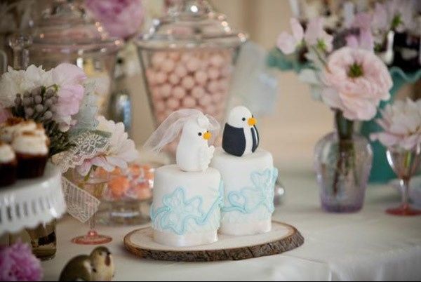 13. Mini pasteles de boda