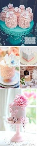 17. Mini pasteles de boda
