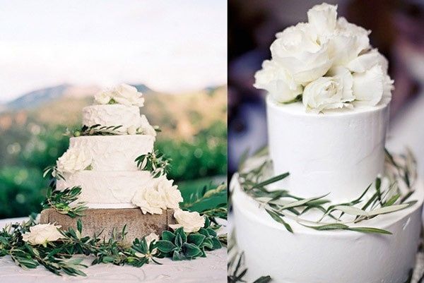 26. Decoración Boda con Hojas de Olivo