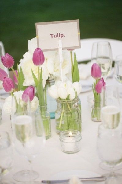 3. Decoración con Tulipanes