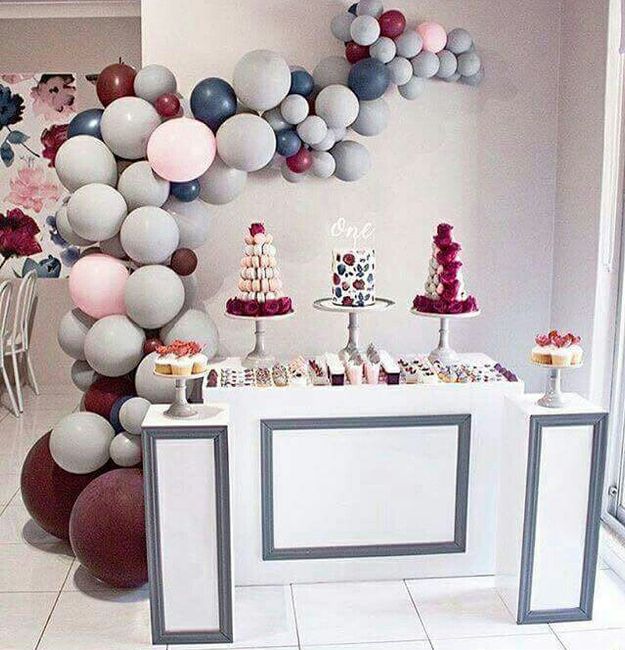 Decoraciones con globos y flores 💐🎉🎈😍 - 7