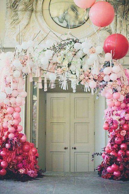 Decoraciones con globos y flores 💐🎉🎈😍 - 8