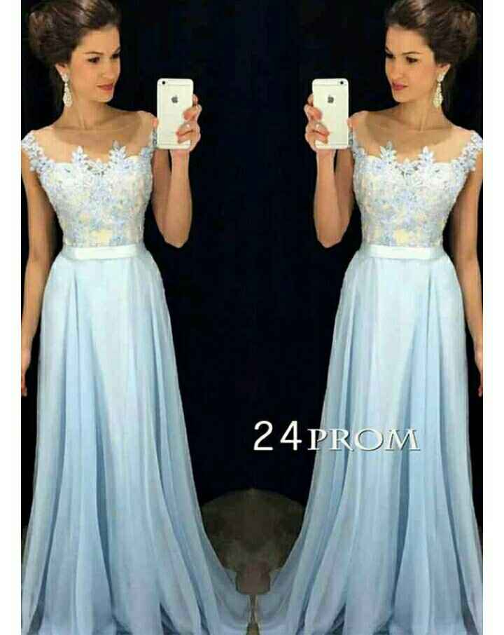 Color celeste sale pastel vestido