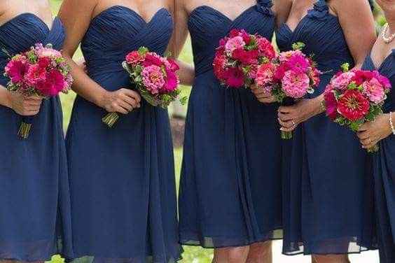 [damas de honor]: Vestidos en tonos azules - 5