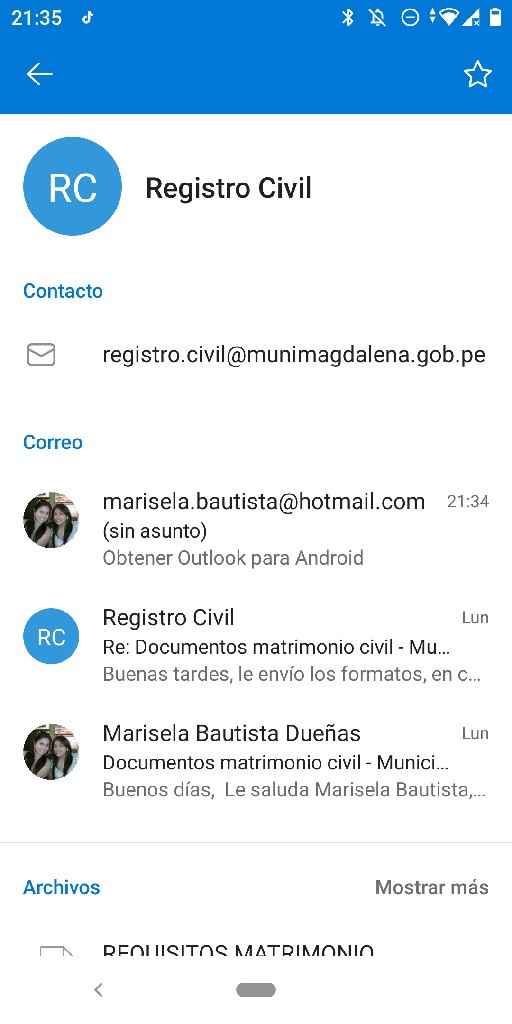 Matrimonio Civil Distrito Magdalena - 1