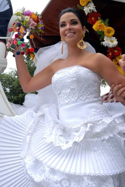 Vestido de novia, estilo marinera - 7