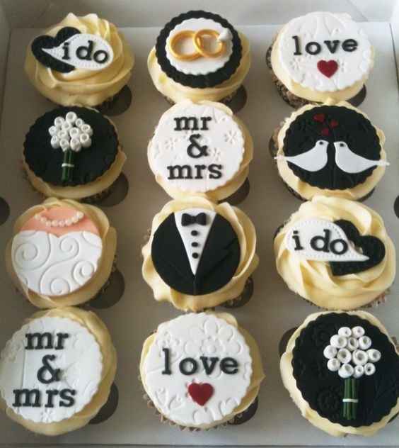 1. Cupcake de matrimonio