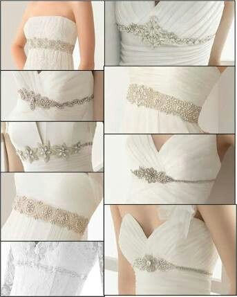 Cinturon para vestidos de novia - 1
