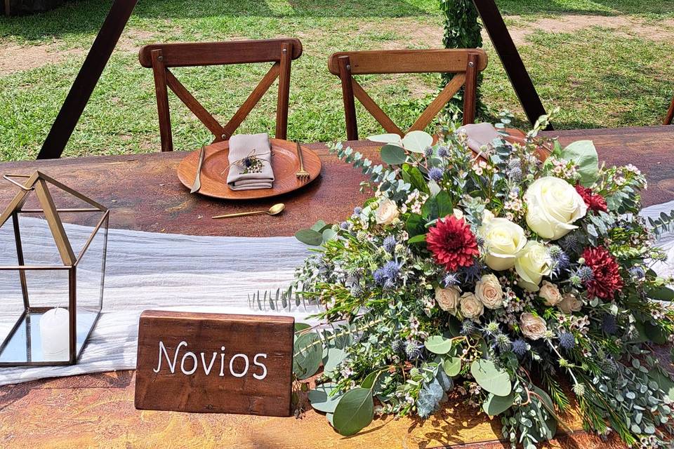 Mesa de novios