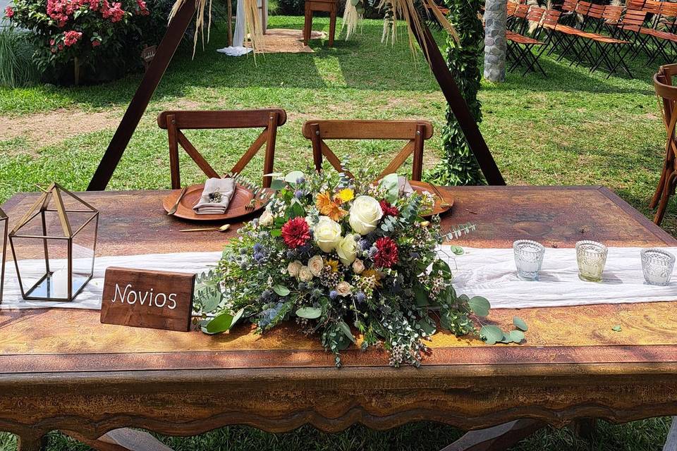 Mesa de novios