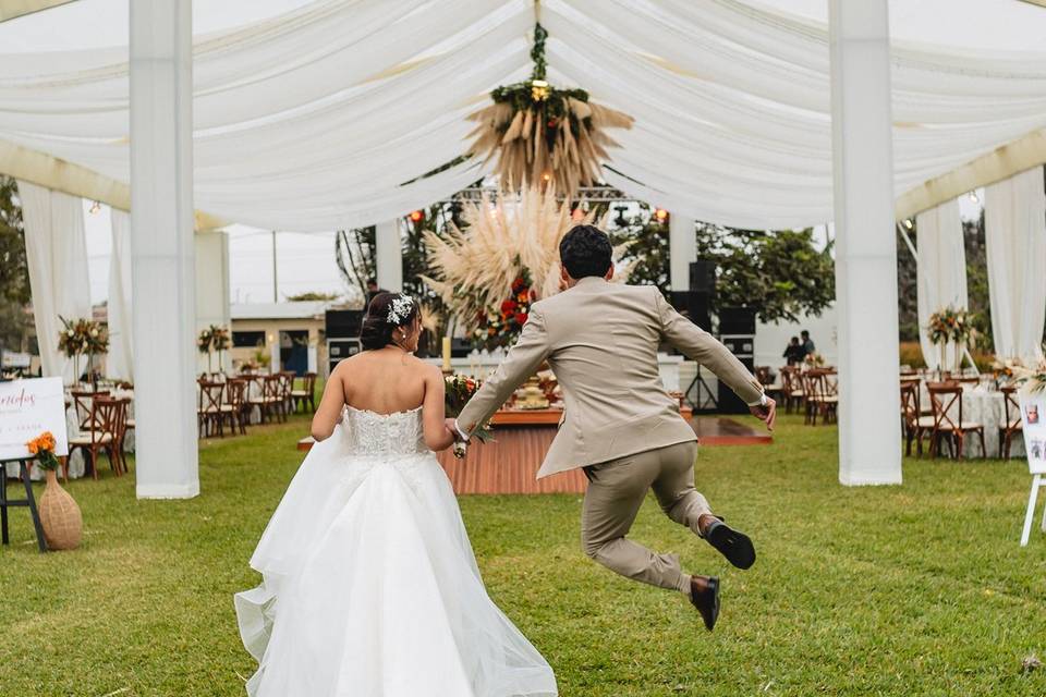 Captura de fotos en la fiesta de matrimonio