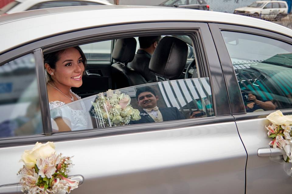 La llegada de la novia