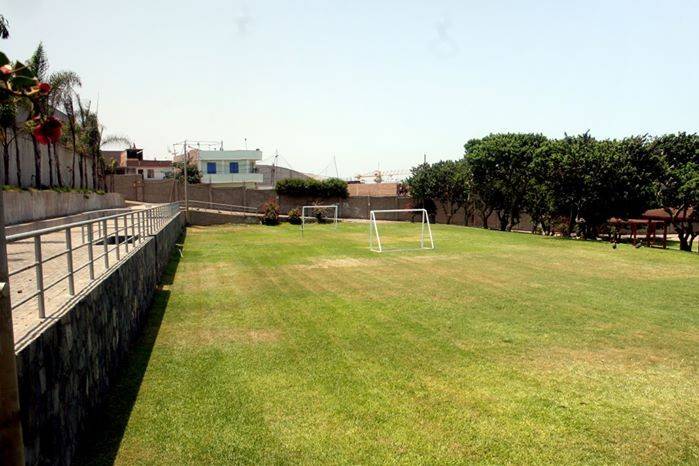 Terraza en jardín