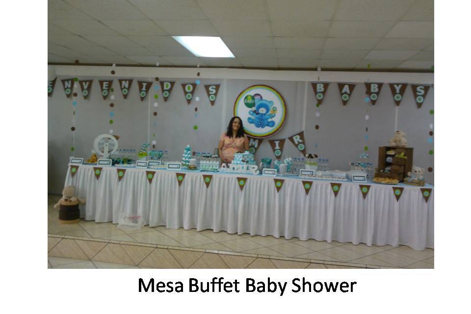 Mesa Buffet Baby Shower