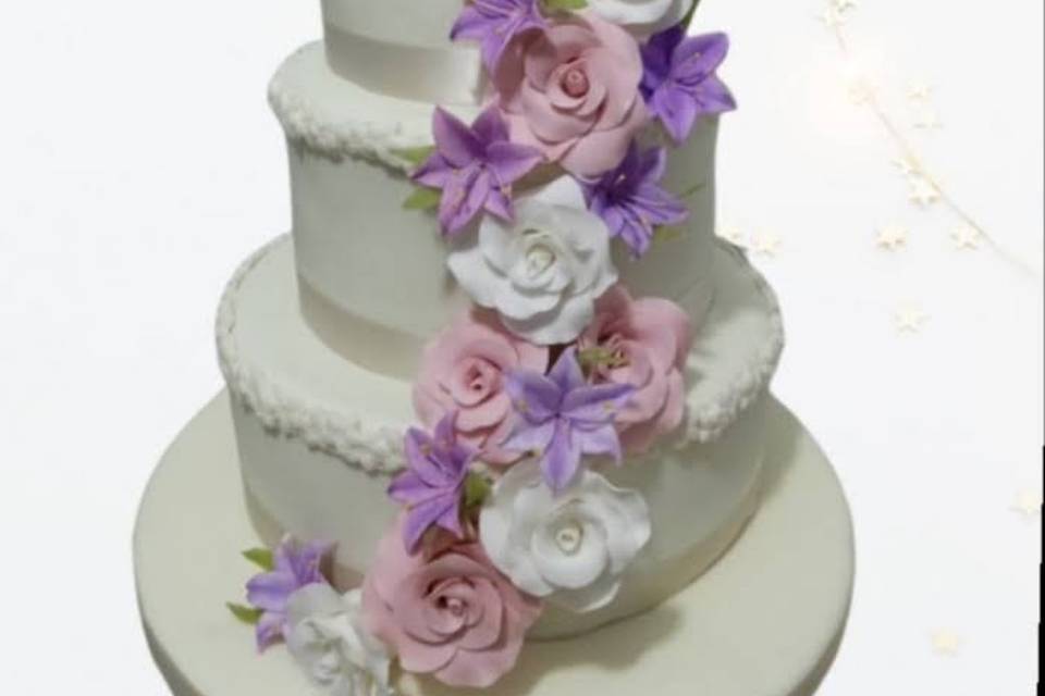 Flower cake bodas