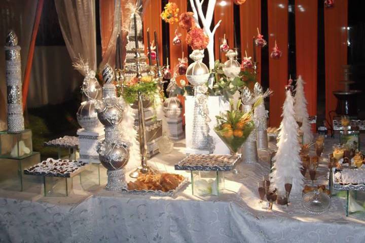Mesa de dulces decorada