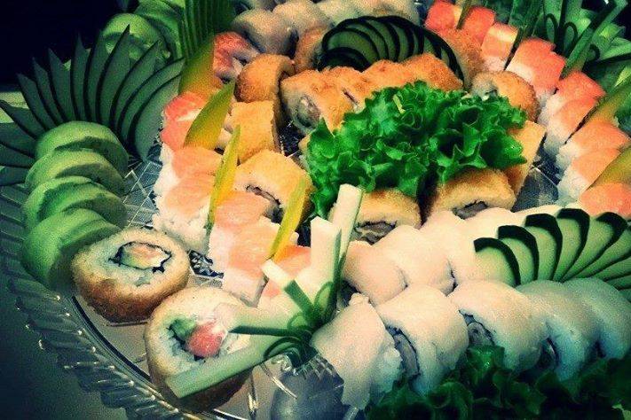 Sushi para su matrimonio