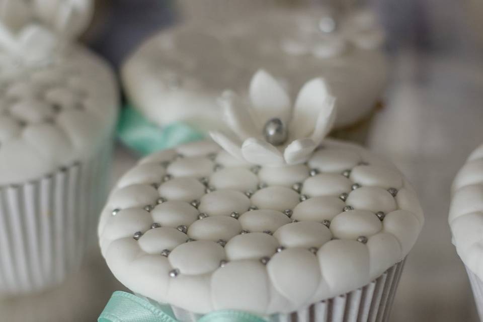 Cupcakes con perlas
