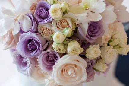 Bouquet lilas pasteles