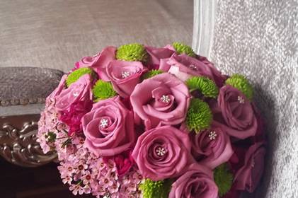 Bouquet lilas verde