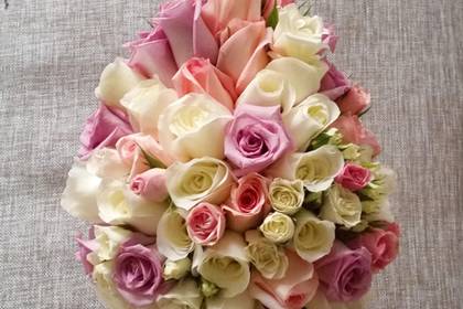 Bouquet rosas pasteles