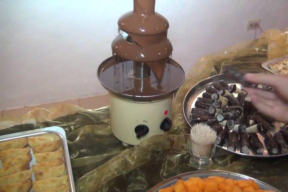 Pileta de chocolate