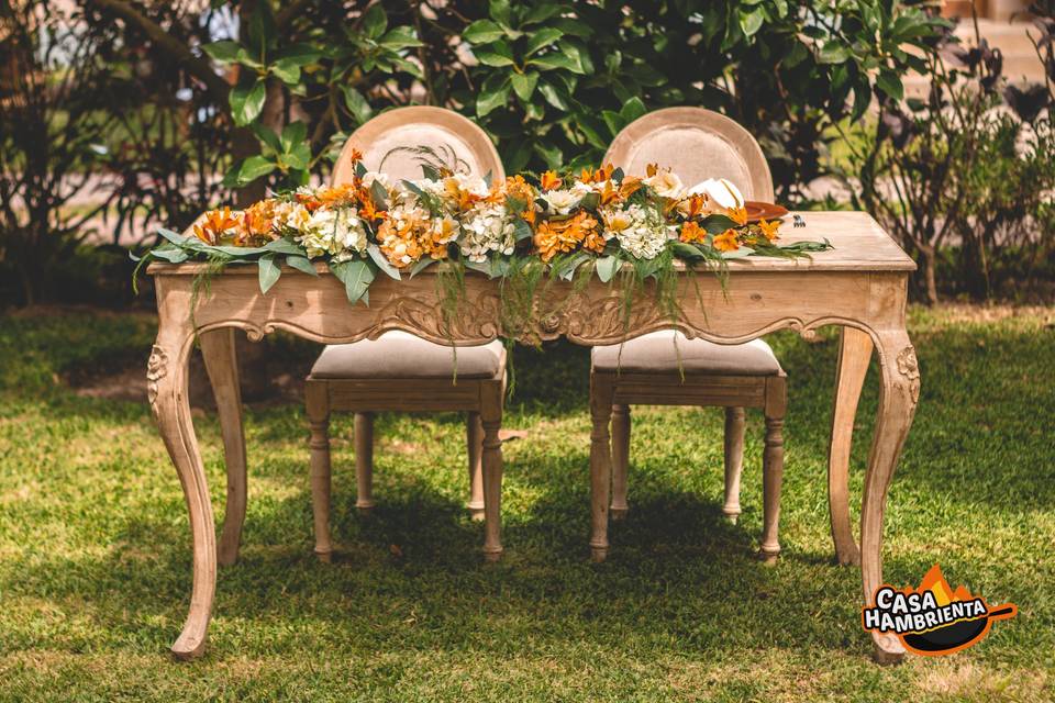 Mesa de novios