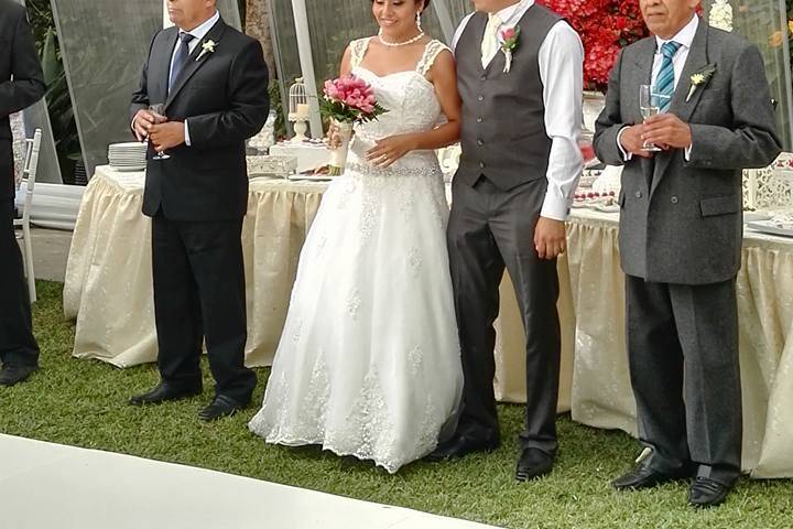 Boda en casa jardín