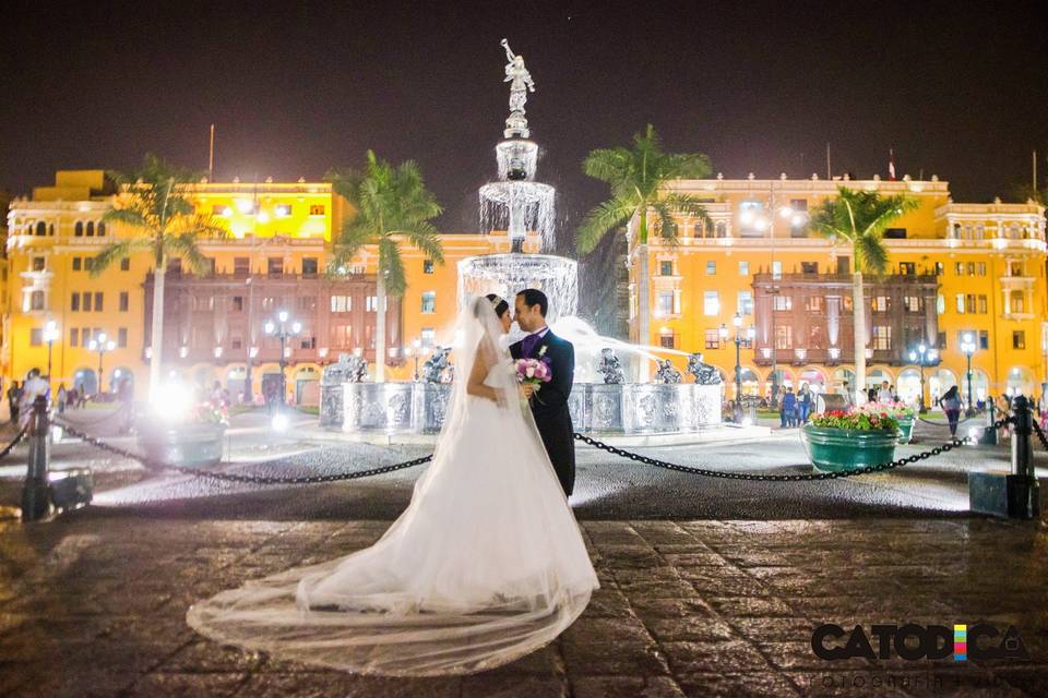 En la Plaza de Armas