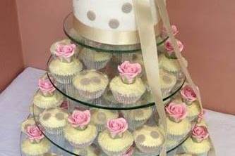 Torta de torre de cupcakes