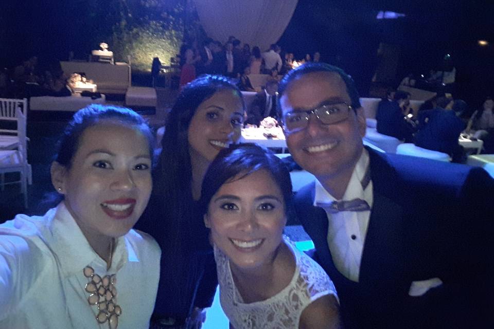 Con fiorella y josé