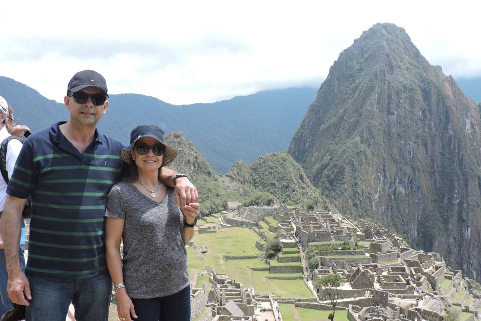 Machu Picchu en pareja