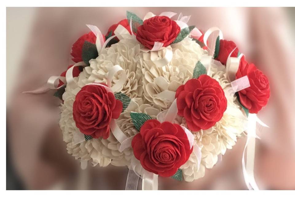 Bouquet de novia de rosas
