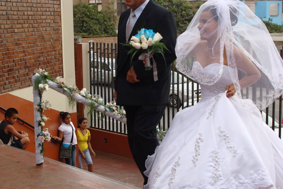 Bouquet de rosas turqueza