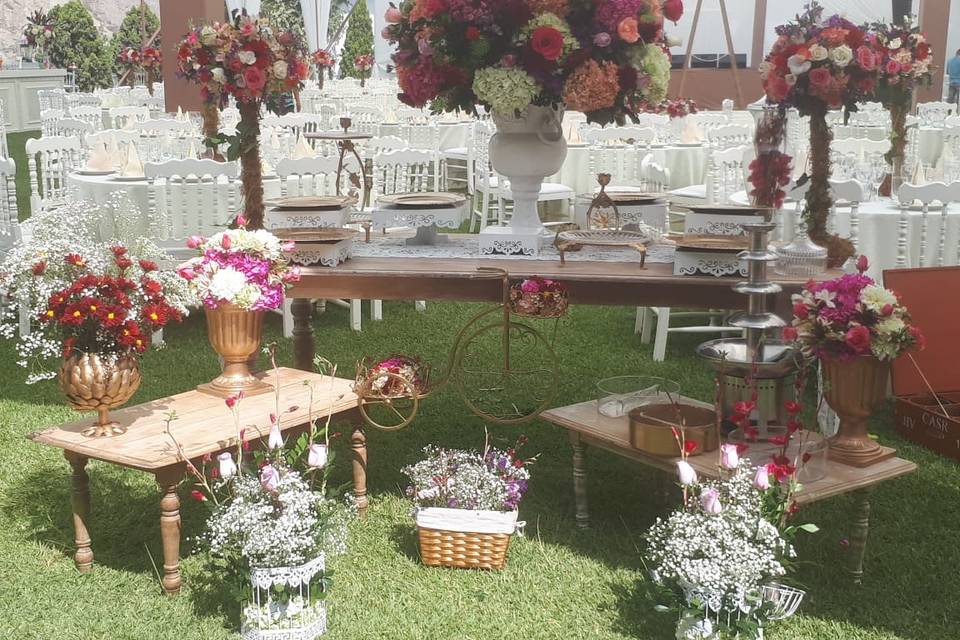 Boda estilo vintage campestre