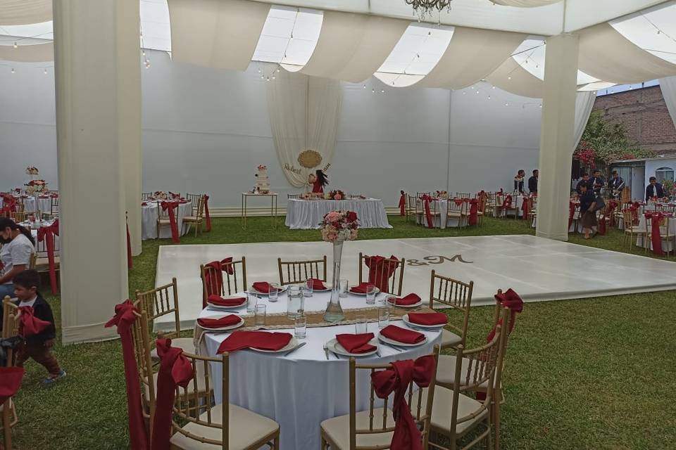 Toldo de boda