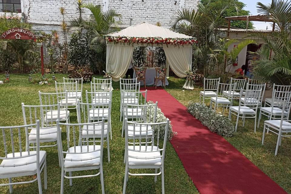 Altar para bodas