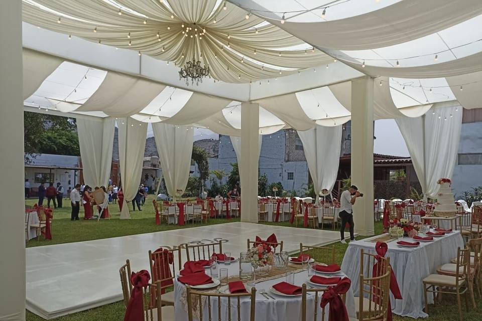 Toldo de boda