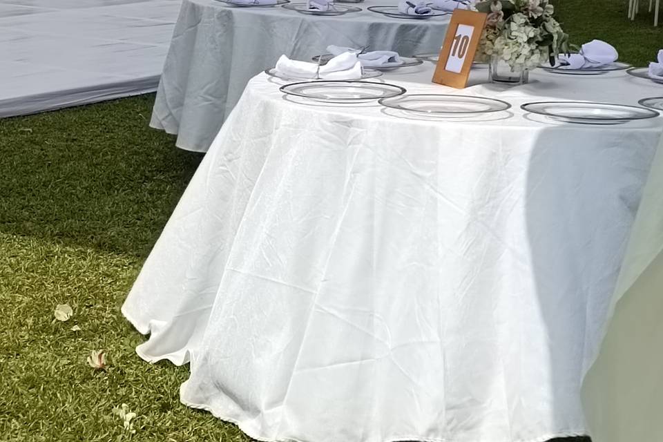 Mesas de invitados