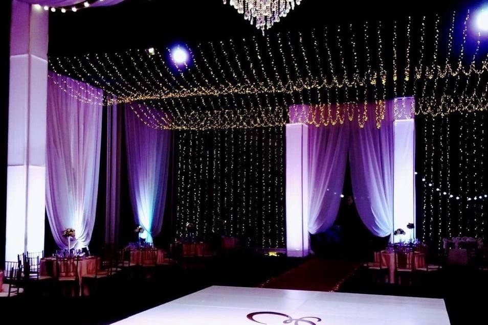 Pista de baile c/ iniciales