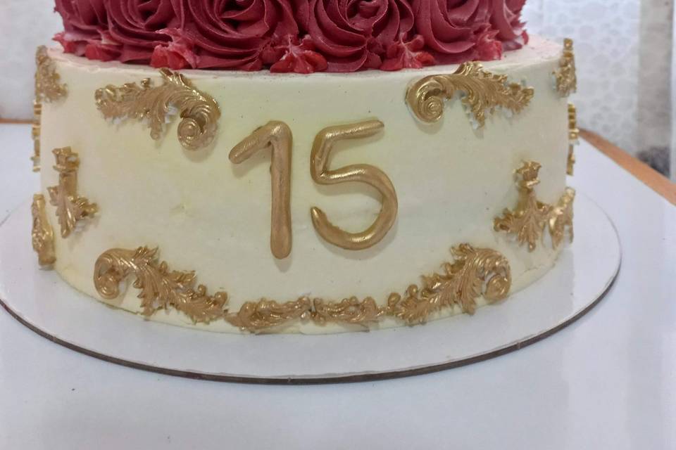 15 años buttercream