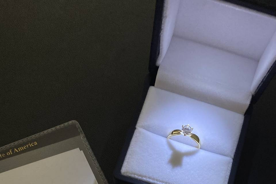 Diamantes con certificado gia