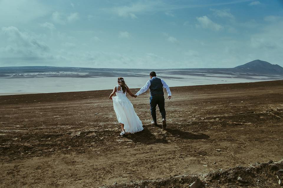 Post boda en el desierto