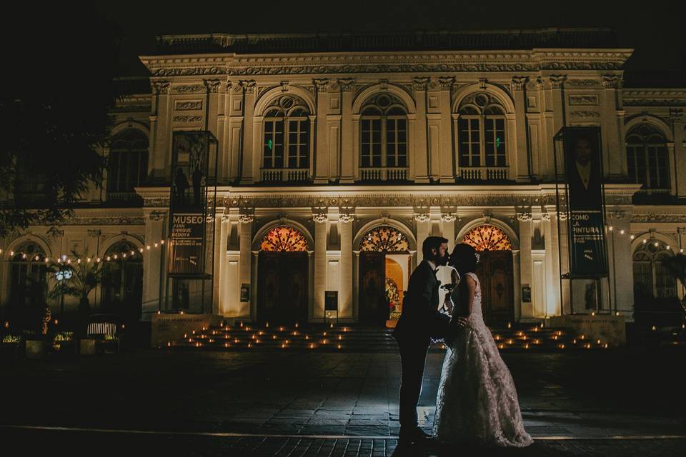 Novios día de la boda